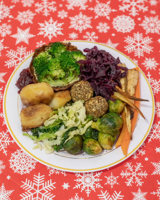 Vegan or Vegetarian Christmas Dinner For One