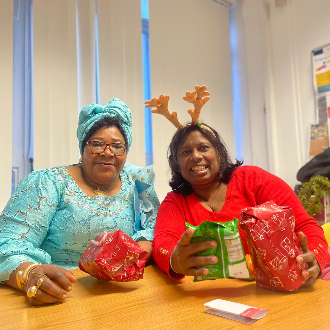 Christmas Party at a Women's Night Shelter