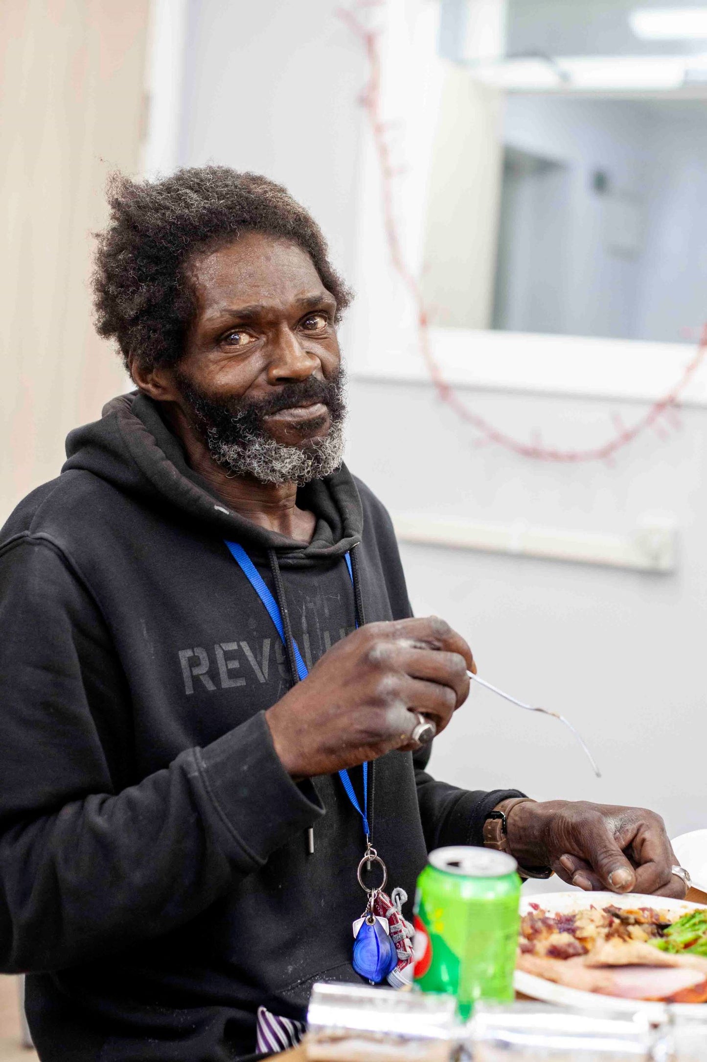 Christmas Party at a Night Shelter