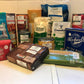 Grocery haul of tea bags, biscuits, tinned beans, shampoo, toothpaste, pasta and rice etc.