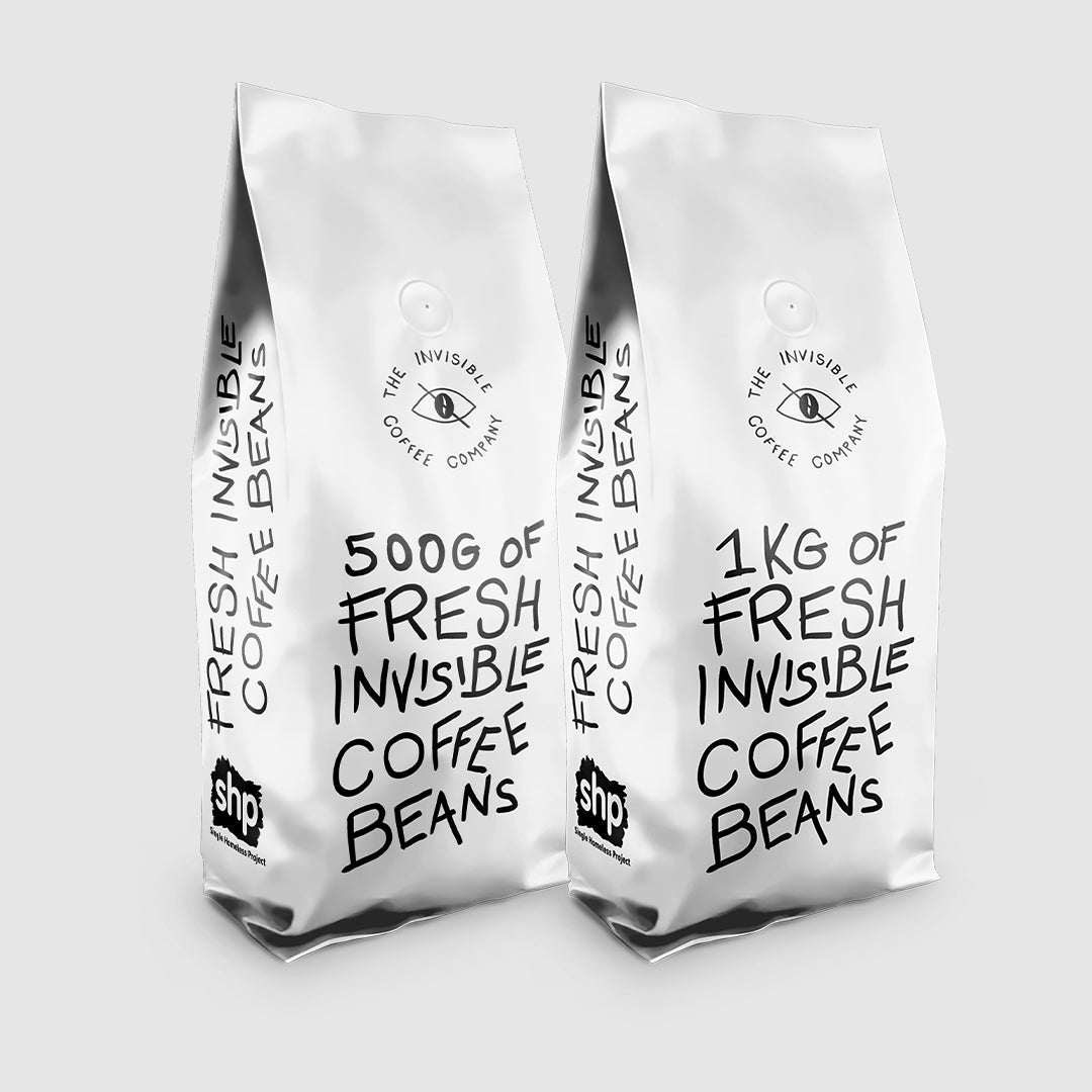 Two packs of 500g Pact Coffee SHP beans.